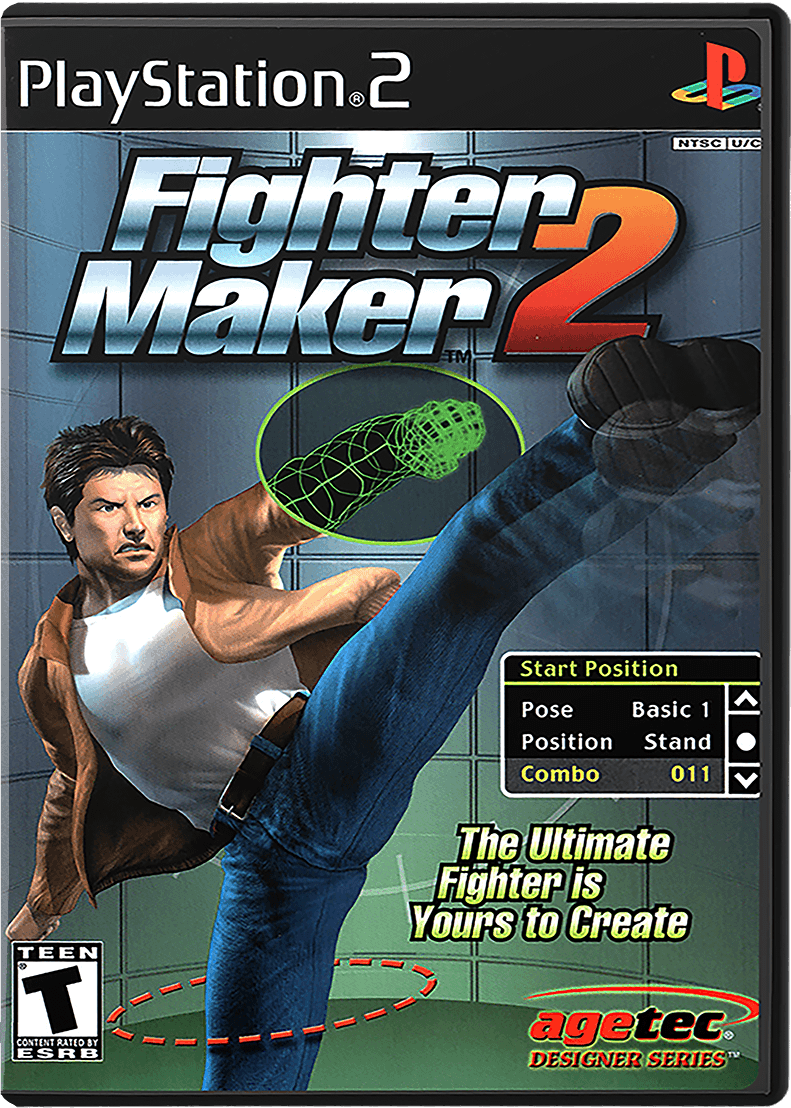 Fighter Maker 2 box art for Playstation 2